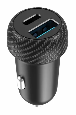 Celly Mobiltelefoner, Tablets & Tilbehør>Biloplader 1xusb-c PD 1xusb-a 35w No color