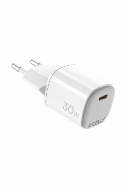 Celly Usb-oplader Gan 1 x Usb-c PD 30w No color