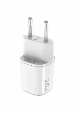 Celly Usb-oplader Gan 1 x Usb-a + 1 x Usb-c PD 25w No color Outlet