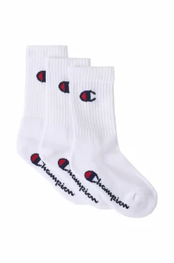 Champion Strømper Crew Socks 3-pak Wht/Wht/Wht-Ns Best