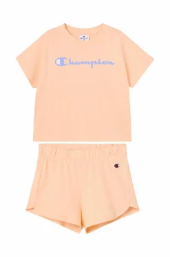 Champion Sæt Til Børn>T-shirt + shorts Dusted Peony Pink