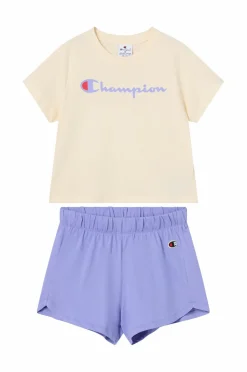 Champion T-shirt + shorts Natural Nt Discount