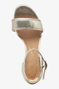 Clarks Sandaler med hæl Ezoria Mae D Champagne Int New