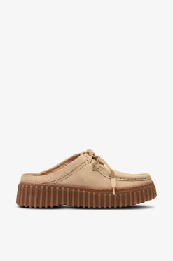 Clarks Slip-On Sko|Sneakers>Sneakers Torhill Mule D Ecru Suede