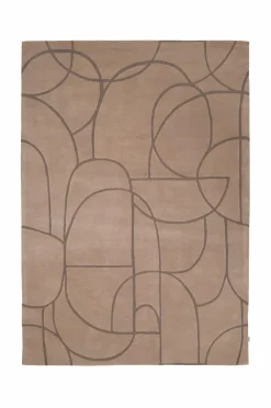 Classic Collection Uldtæppe Modern Abstract Multi Beige Best