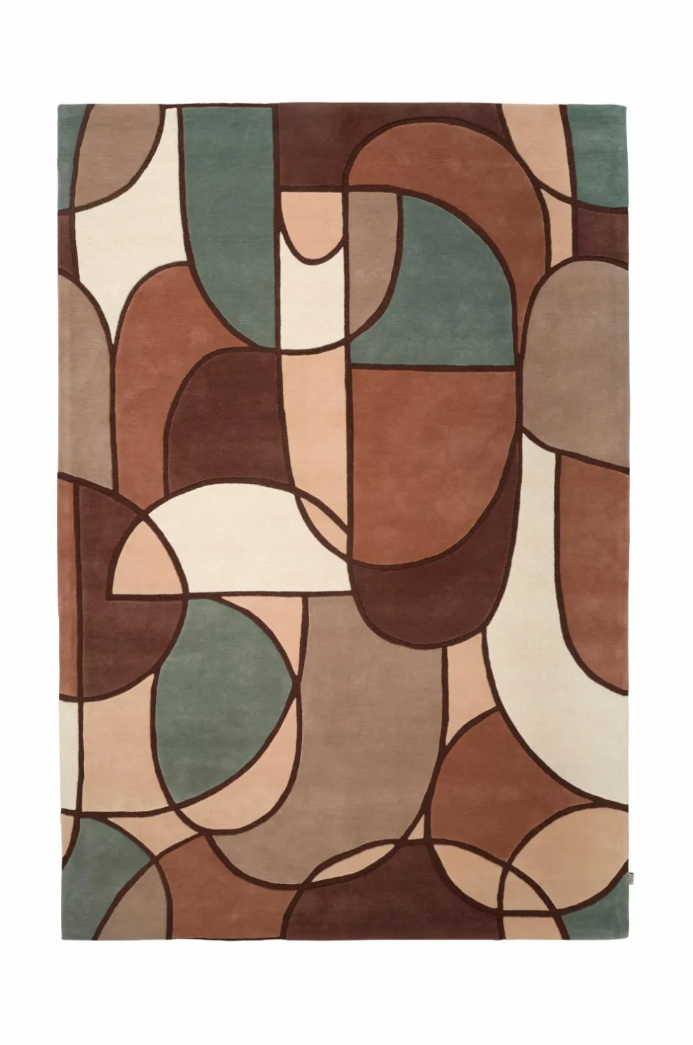 Classic Collection Uldtæppe Modern Abstract Multi Pastell Discount