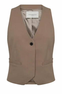 Copenhagen Muse Vest cmTailor Waistcoat Timber wolf