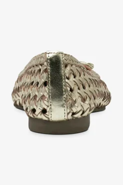 Copenhagen Shoes Ballerinasko ON MY Love Gold 0051 gold Discount