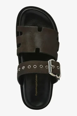 Copenhagen Shoes Sandaler & Sandaler Med Hæl>Sandaler Just A Dream 004 Dark brown