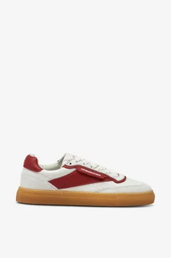 Copenhagen Studios Sneakers>Kondisko Cph90 Leather Mix White/red