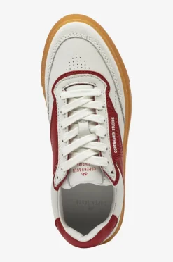Copenhagen Studios Sneakers>Kondisko Cph90 Leather Mix White/red