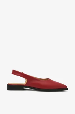 Copenhagen Studios Ballerinasko>Slingback Cph416 Leather Red