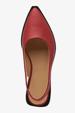 Copenhagen Studios Ballerinasko>Slingback Cph416 Leather Red