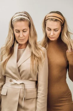 Corinne Håraccessories>Vegan Diadem Wide Plain Cream