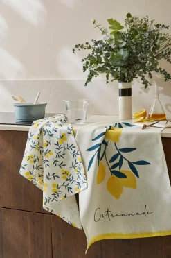 Coucke Køkkenhåndklæde Citronnade 50x75 cm Gul Sale