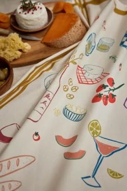Coucke Køkkenhåndklæde L'Apero Dinatoire 50x75 Multi Discount