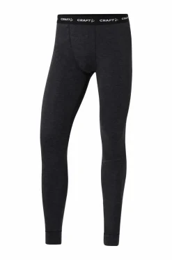 Craft Skiundertøj|Skiundertøj>Langærmet undertrøje Core Wool Merino Set M Black melange