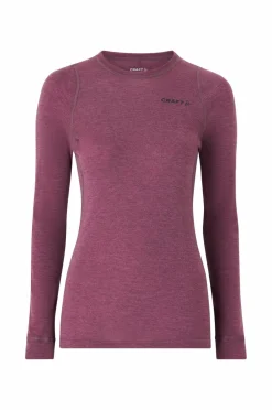 Craft Skiundertøj Core Wool Merino Set W Rouge melange Best