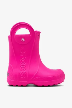 Crocs Gummistøvler>Regnstøvler Handle It Rain Boot K Pink crush