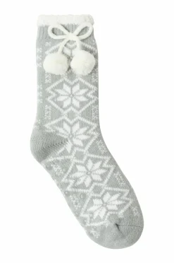 Cuddly Socks by Taubert Strømper Ingrid Lined Anti-slip Moonlight Outlet