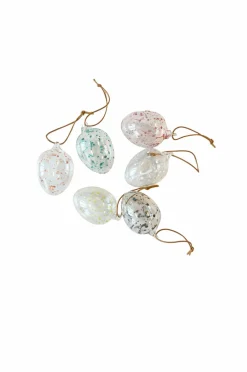 Cult Design Påskepynt>Glasæg Stänk 6-pak Transparent