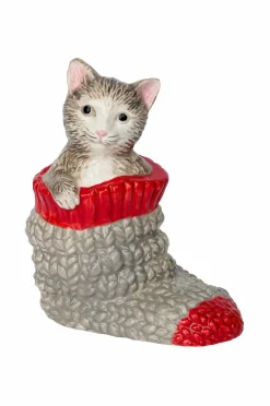 Cult Design RAGGSOCKS-katt, 8x5x10cm Multi Best