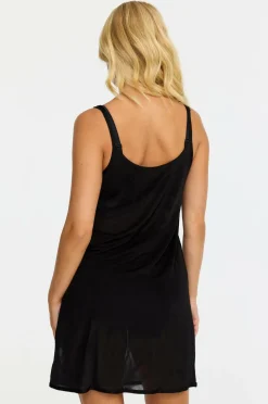 Damella Underkjole Full Slip Black Hot