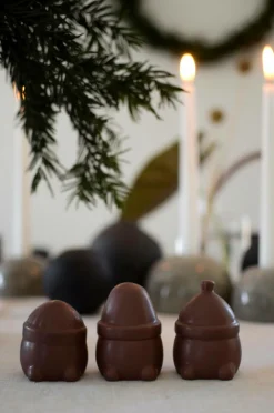 DBKD Julepynt>Dekoration Hipster Triplets 3-pak Maroon