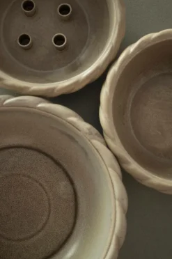 DBKD Twine tallerken-lysestage Beige Sale