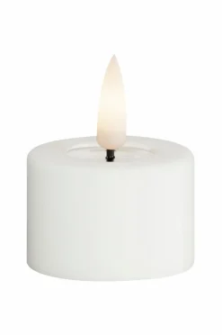 DeluxeHomeart Lys & Duft>LED fyrfadslys 4x5,5 cm 2 stk. Vit