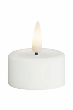 DeluxeHomeart LED fyrfadslys 4x4,5 cm 2 stk. Vit Sale