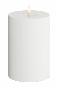 DeluxeHomeart Lys & Duft>LED udendørs bloklys 10x15 cm Vit