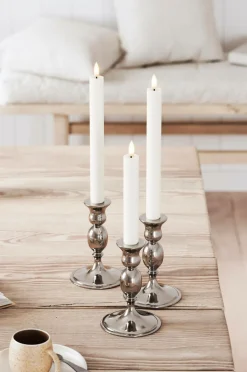 DeluxeHomeart LED-kronelys 2,2x24 cm 2 stk. Vit Hot