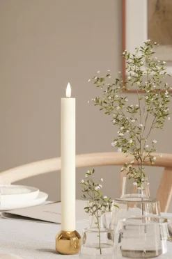 DeluxeHomeart LED-kronelys 2,2x24 cm 2 stk. Fløde Sale