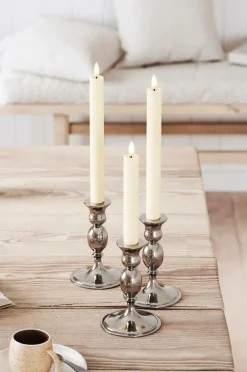 DeluxeHomeart LED-kronelys 2,2x24 cm 2 stk. Fløde Sale