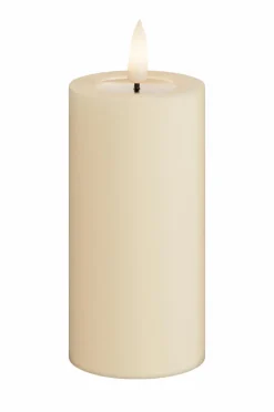 DeluxeHomeart LED-søjlelys 5x10 cm Creme Clearance