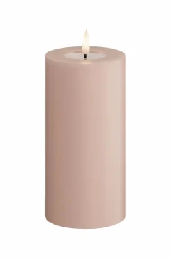 DeluxeHomeart Lys & Duft>LED-søjlelys 7,5x15 cm Lyserød