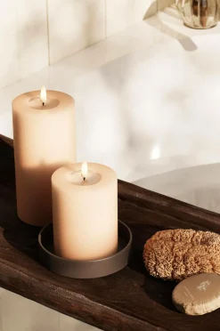 DeluxeHomeart Lys & Duft>LED-søjlelys 7,5x15 cm Lyserød