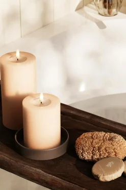 DeluxeHomeart Lys & Duft>LED-søjlelys 7,5x20 cm Light pink