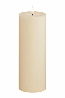 DeluxeHomeart LED-søjlelys 7,5x20 cm Cream Hot