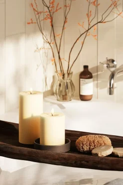 DeluxeHomeart LED-søjlelys 7,5x15 cm Creme Online