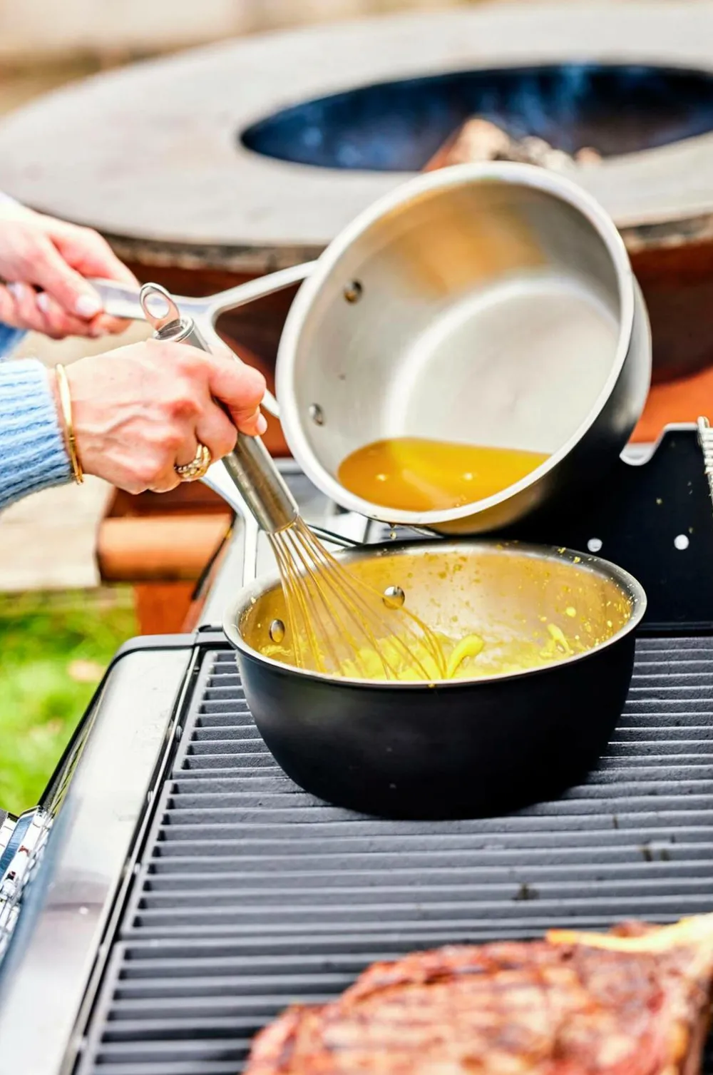 Demeyere Pander & Gryder>Sauteuse Black 5 med lås 20 cm 2 L Sort, sølv