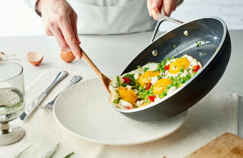 Demeyere Pander & Gryder>Stekpanna Alu Pro 5 Ceraforce 20 cm Sort