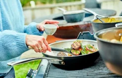 Demeyere Wok Sort 5, 30 cm Sort, sølv Sale