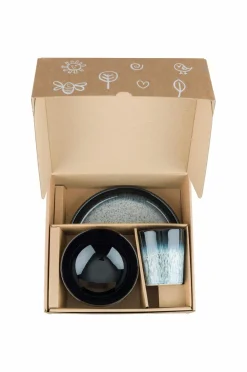 Denby Børneservice Halo 3 dele Sort Clearance