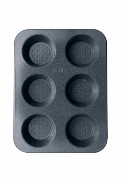 Denby Muffinsform Quantanium Finish 6 cup Grå