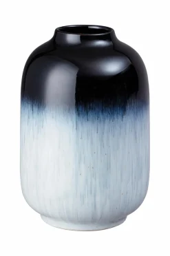 Denby Vase Halo 18 cm Sort Clearance