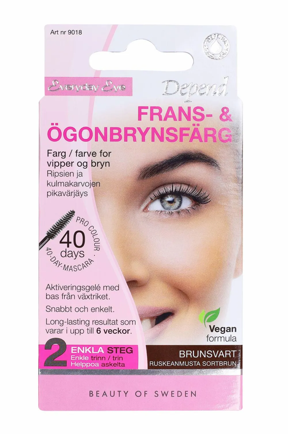 Depend Øjenbryn>Farve til vipper og øjenbryn Brun sort