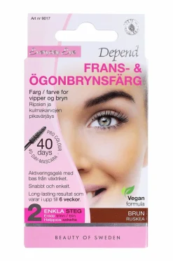 Depend Farve til vipper og øjenbryn Brun New