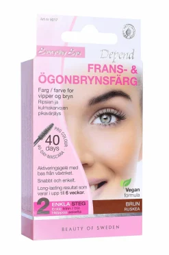Depend Farve til vipper og øjenbryn Brun New